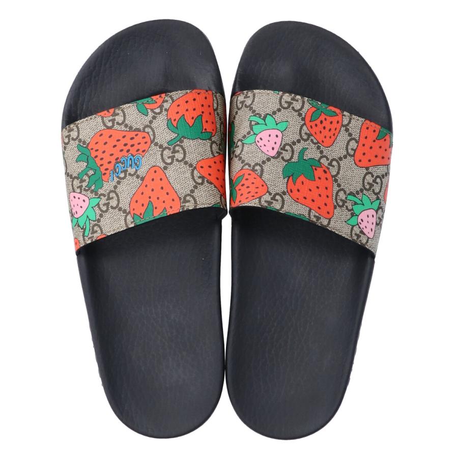 GUCCI グッチ 408508 GGスプリーム ストロベリー スライド GUCCI グッチ 408508 GGスプリーム ストロベリー スライド