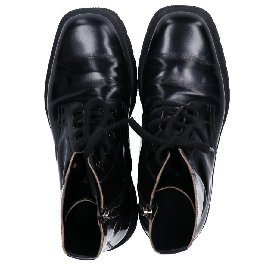 GUCCI（グッチ） 624653 ダブルG サイドジップ コンバットブーツ