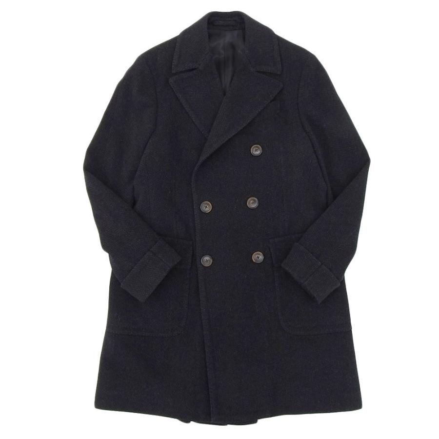 ラルディーニダブルトレンチコートダークネイビー48