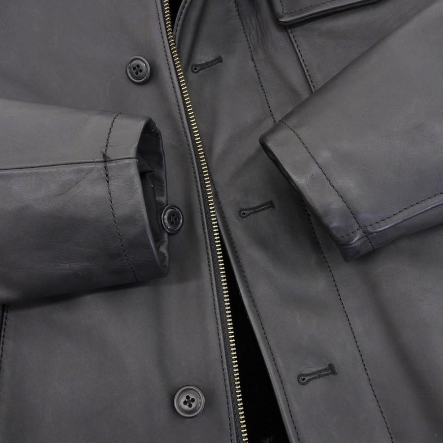 AVIREX（アヴィレックス） カウレザー A-2 デッキジャケット メンズ