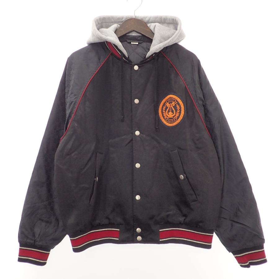 GUCCI 美品/国内正規 グッチ 568554 リラ パッチ GG柄 フード付 GUCCI 美品/国内正規 グッチ 568554 リラ パッチ GG柄 フード付