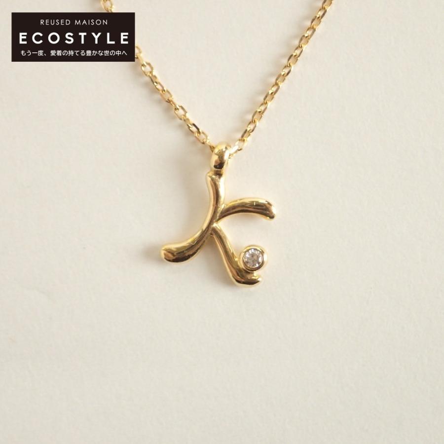 美品　ポンテヴェキオ　Ponte Vecchio イニシャル　M ネックレス 77614_8.jpg