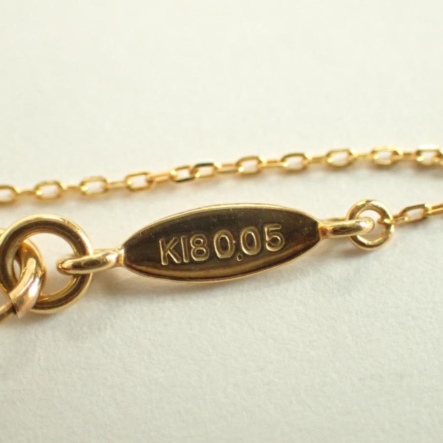 AHKAH 美品 アーカー VC0104010100 K18 0.05ct ダイヤモンド ハート