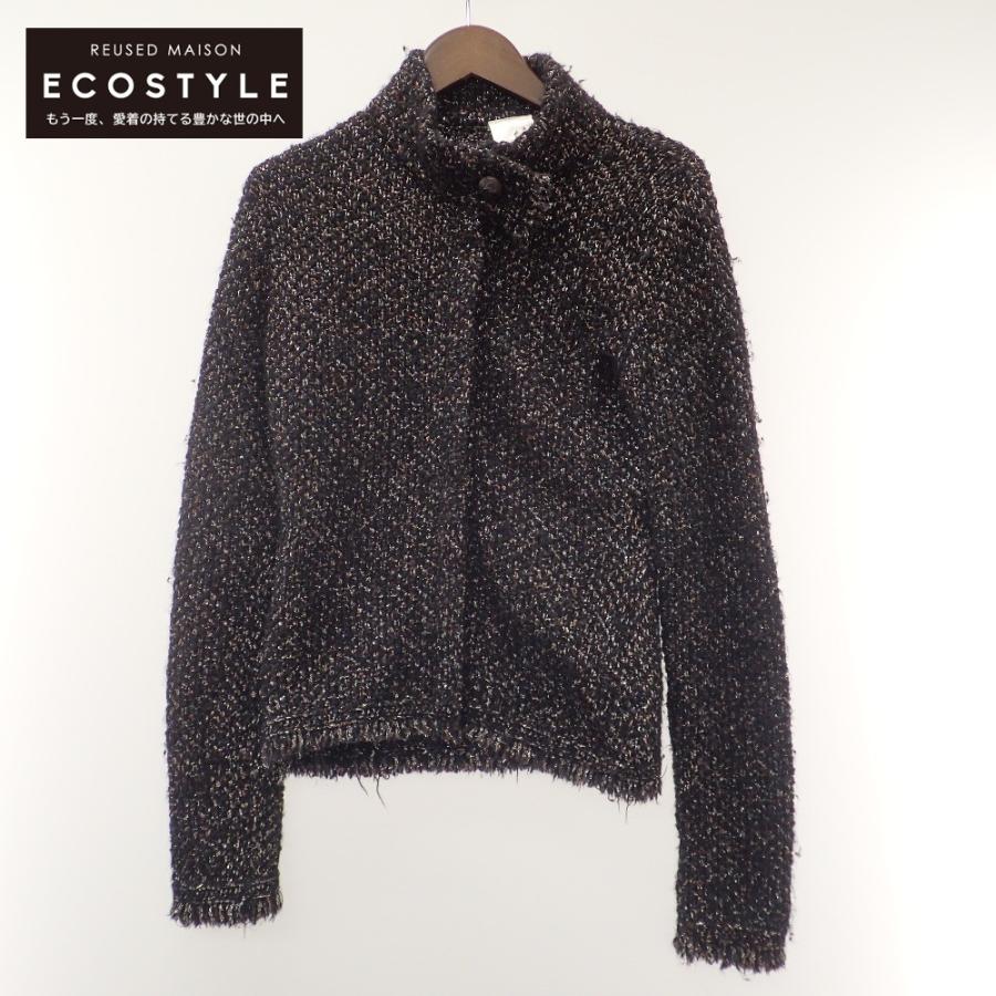 CHANEL（シャネル） 03A P21869V01377 アルパカ混 ココマークボタン