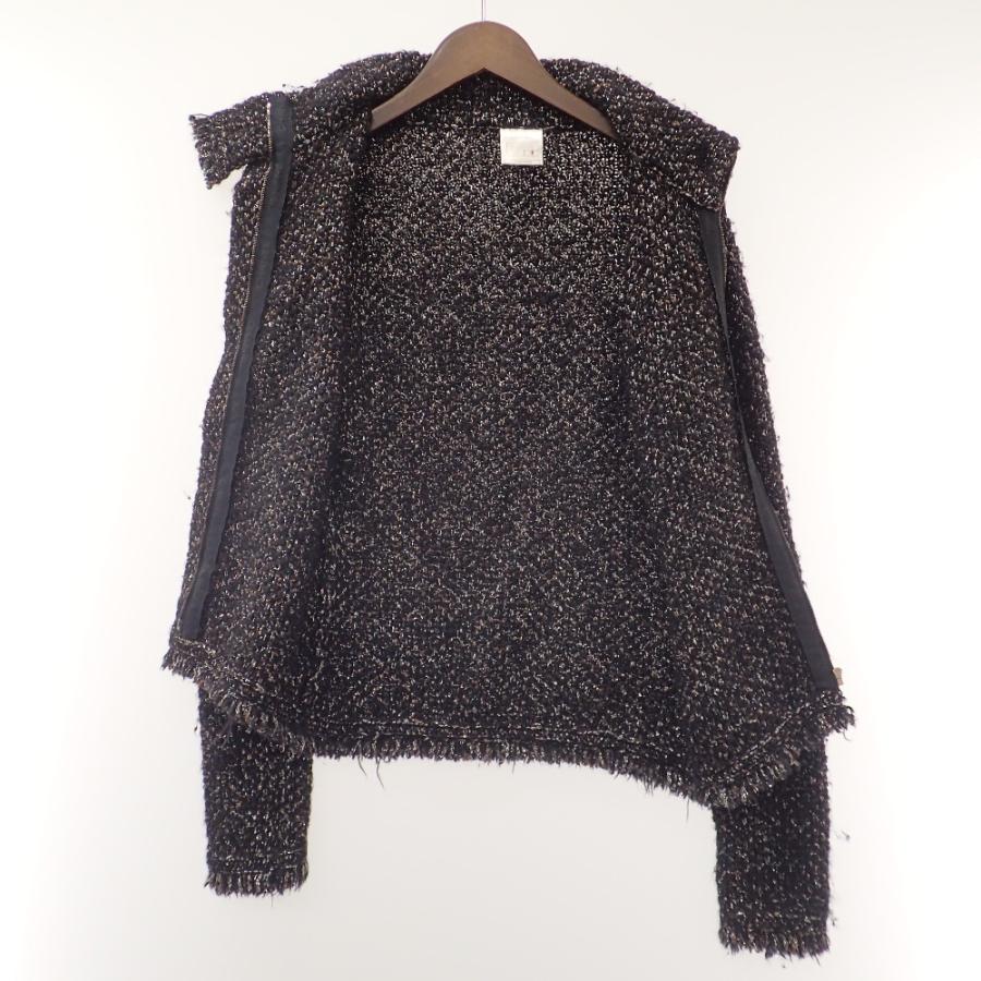 CHANEL（シャネル） 03A P21869V01377 アルパカ混 ココマークボタン