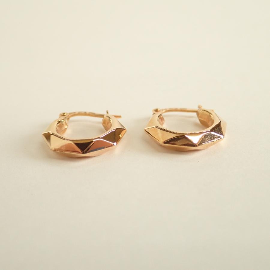 UNOAERRE ウノアエレ 750刻印 フープピアス ゴールド レディース