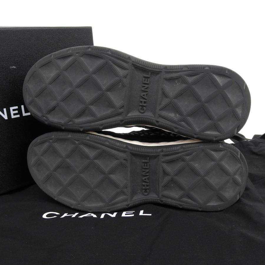 CHANEL（シャネル） G37126 ココマーク スエードxメッシュ スニーカー