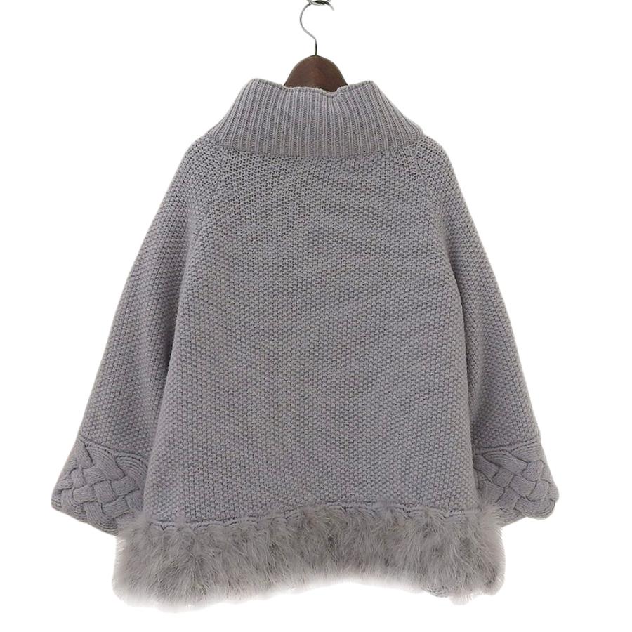 HERNO ヘルノ PI0855D ニットダウンジャケット 44 ライトグレー