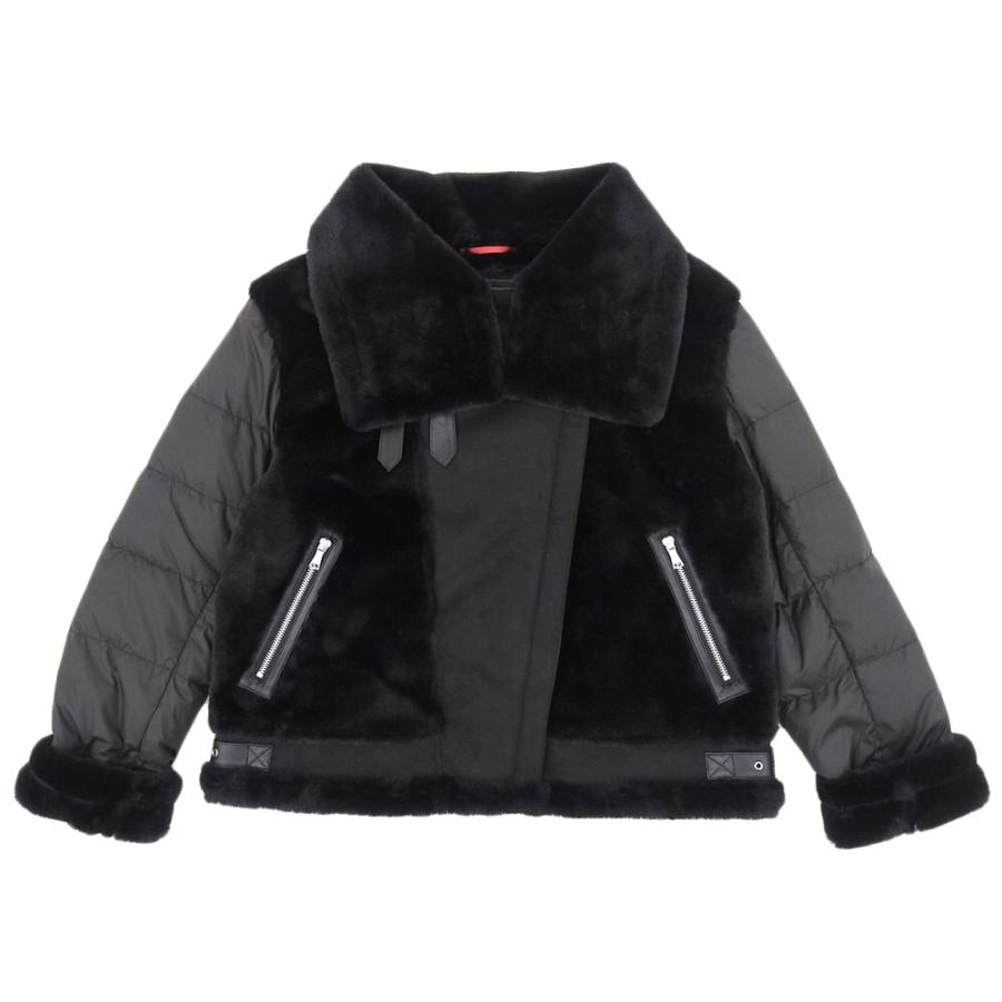 LOVELESS フード付きダウンジャケット 36 ブラック