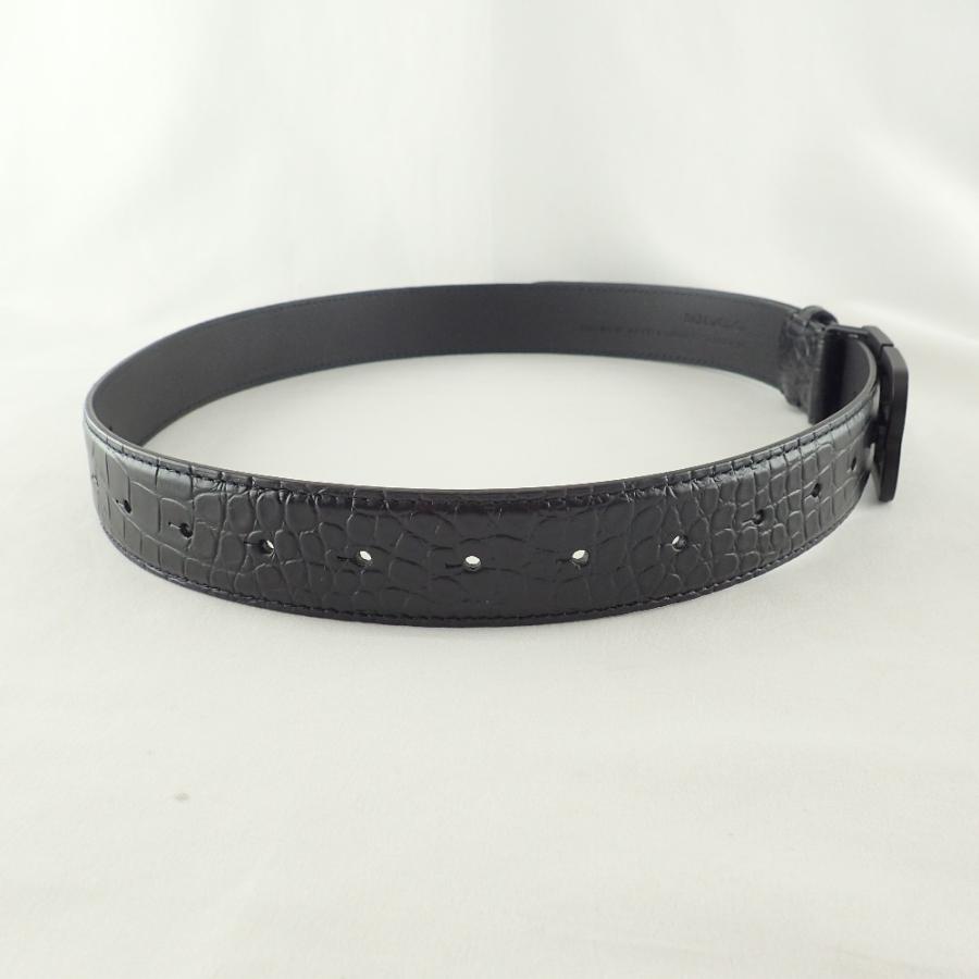 BALENCIAGA 新品同様/ バレンシアガ 674171 BBバックル クロコ型 BALENCIAGA 新品同様/ バレンシアガ 674171 BBバックル クロコ型