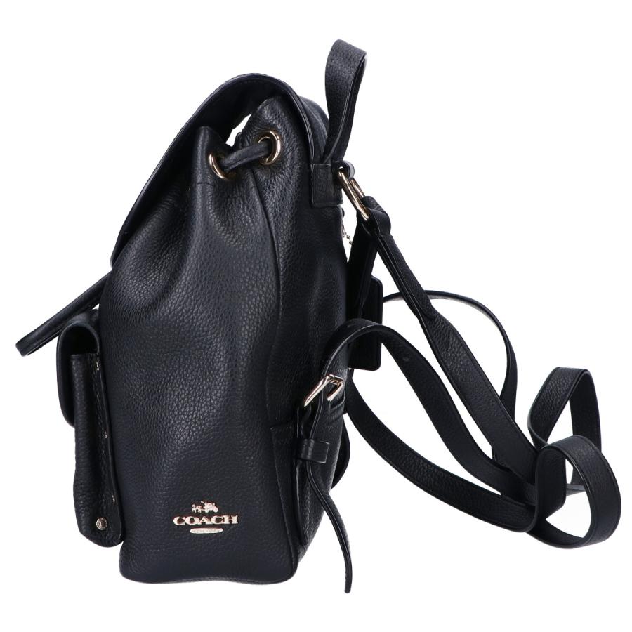 COACH（コーチ） 37581 ターンロック ぺブルレザー ミニバックパック