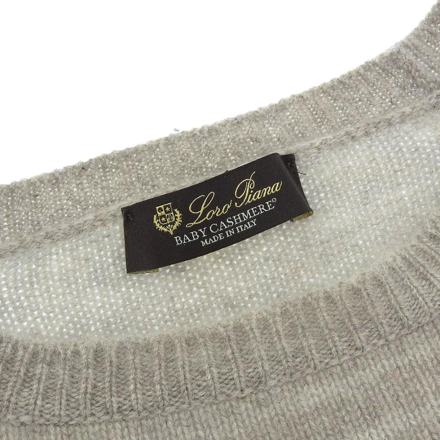Loro Piana ロロピアーナ MAC3540 ベビーカシミヤ クルーネック Loro Piana ロロピアーナ MAC3540 ベビーカシミヤ クルーネック