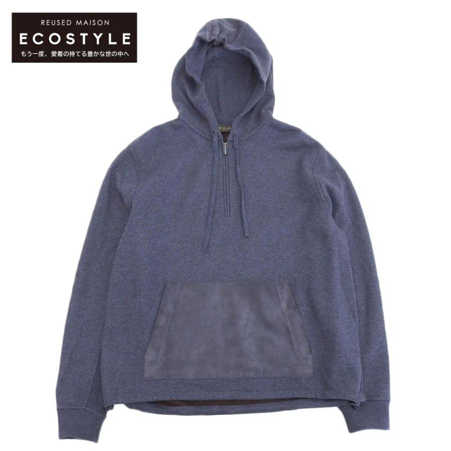 Loro Piana（ロロピアーナ） 美品 カシミヤ×スウェード ジップアップ