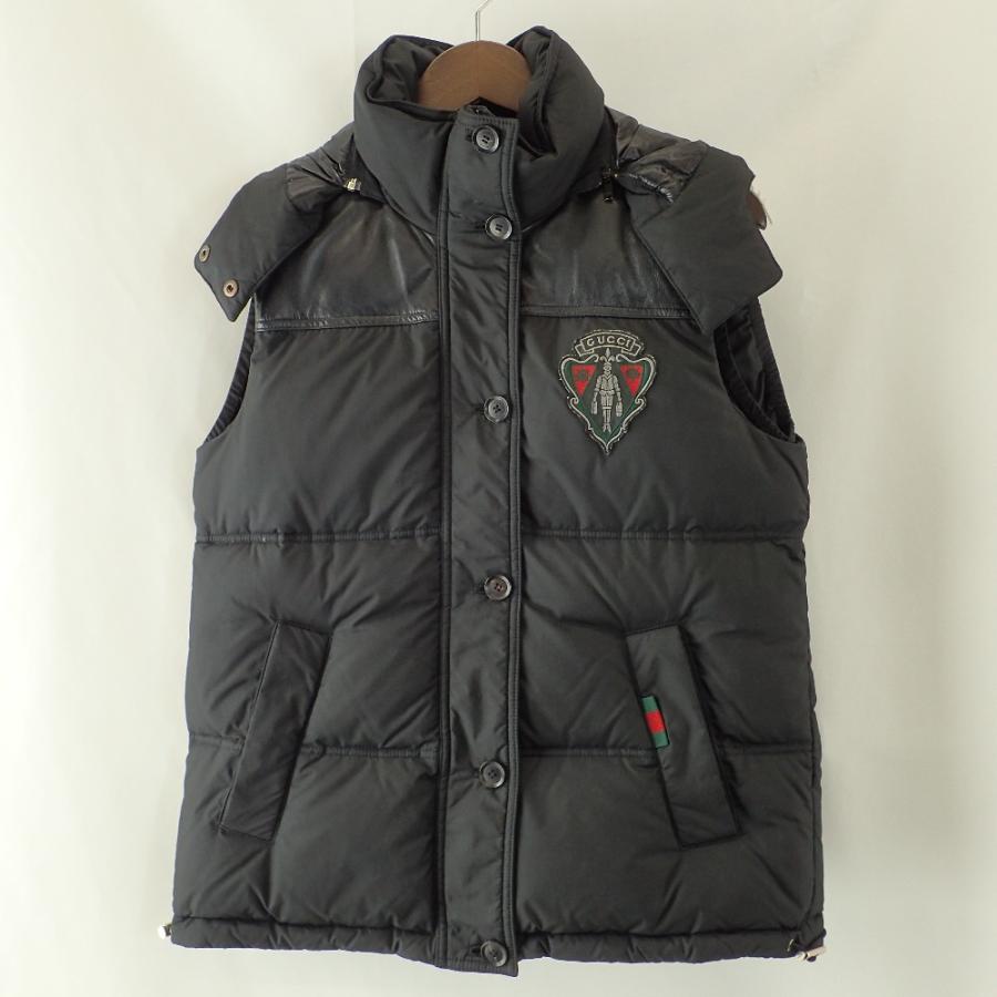 GUCCI（グッチ） 美品/国内正規 308451 ヨークレザー切替 ロゴパッチ