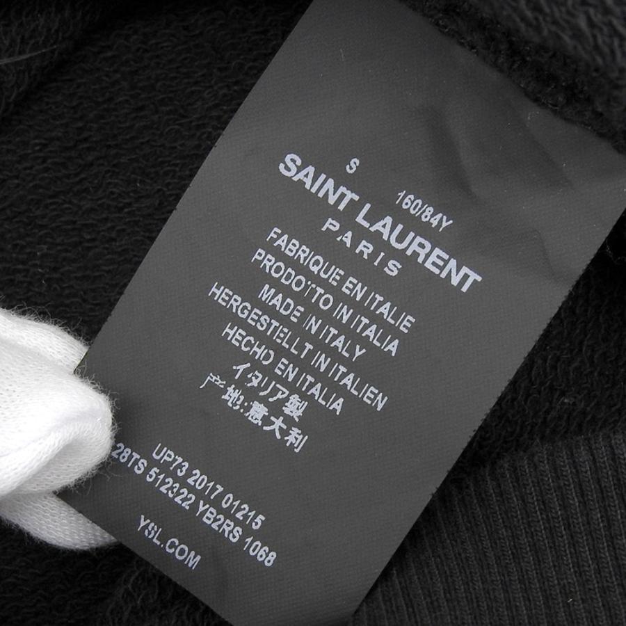 SAINT LAURENT PARIS サンローランパリ スパンコール刺繍ロゴ SAINT LAURENT PARIS サンローランパリ スパンコール刺繍ロゴ