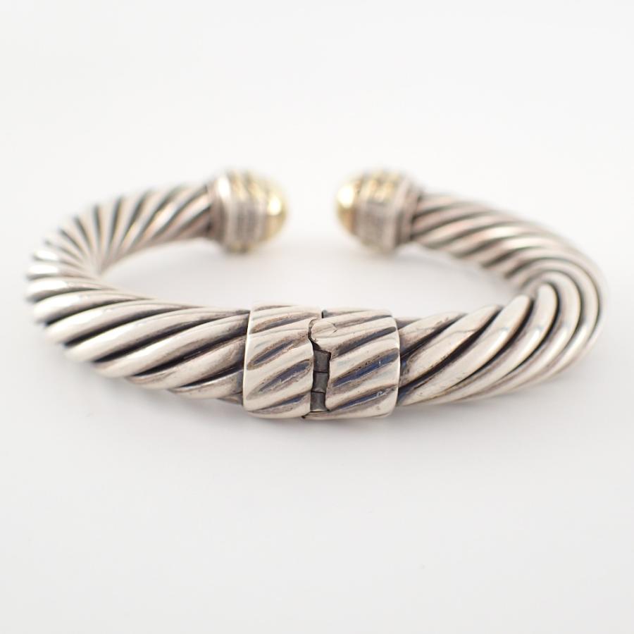 大人の上質 デヴィッド ヤーマン シルバー×14Kリング 11.5号