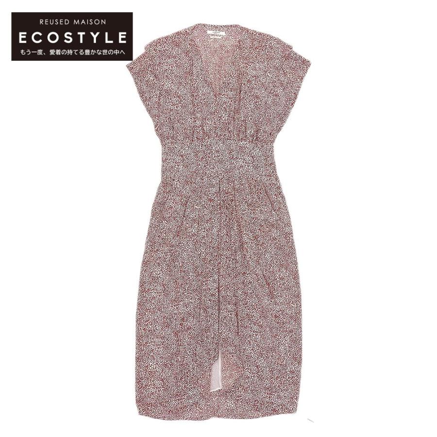 美品 ISABEL MARANT イザベルマラン ドット柄 Vネック ワンピース  