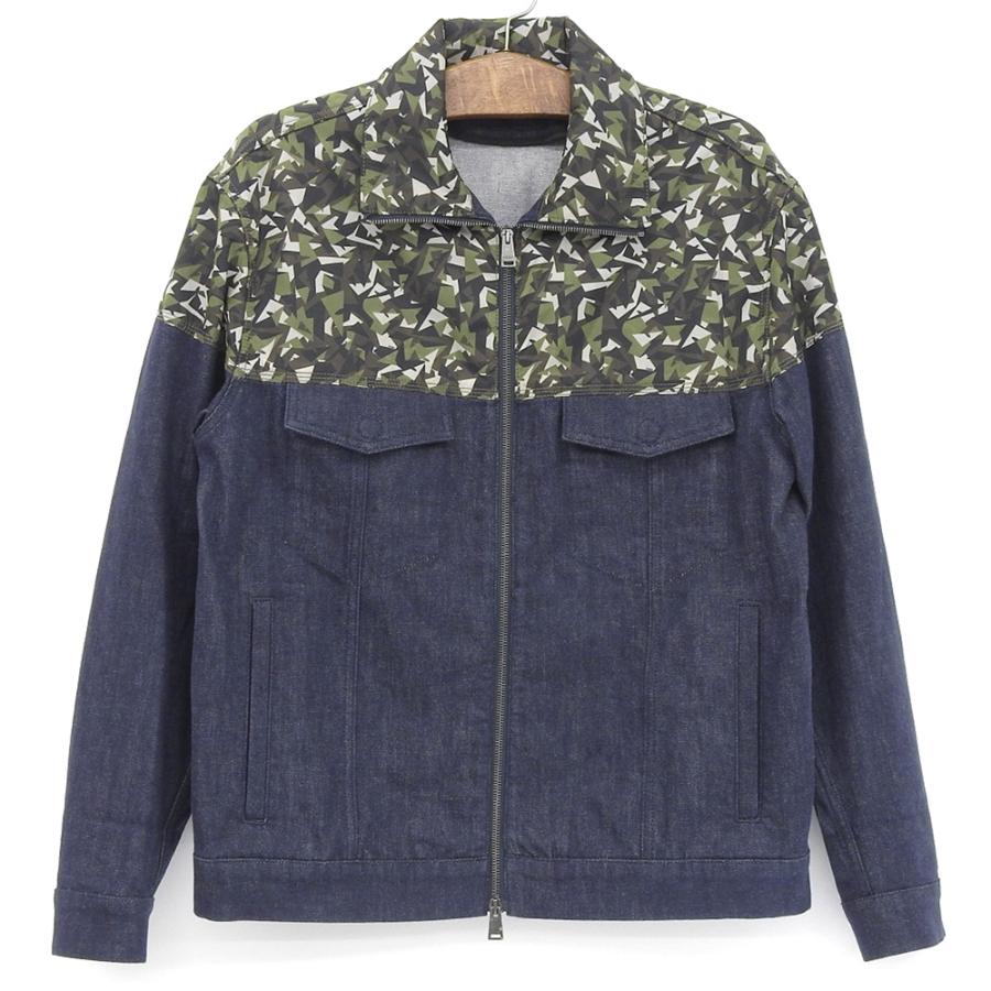 FENDI ジャケット　美品 FENDI（フェンディ） 美品 バックバグズ ナイロン切替 デニム