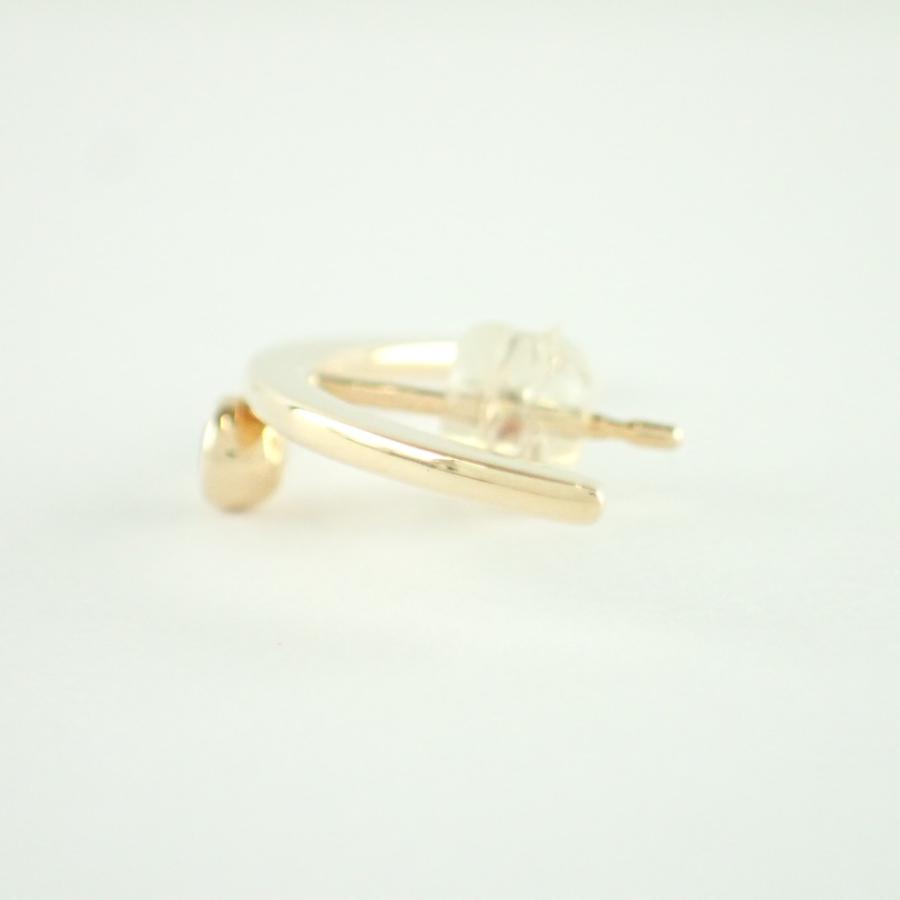 美品 Hirotaka ヒロタカ K10 0.06ct Bow ボウ ダイヤモンド シングル