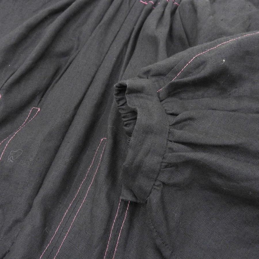 MYLAN マイラン MY18SS-OP013 リネン ボリュームスリーブ ベルト付