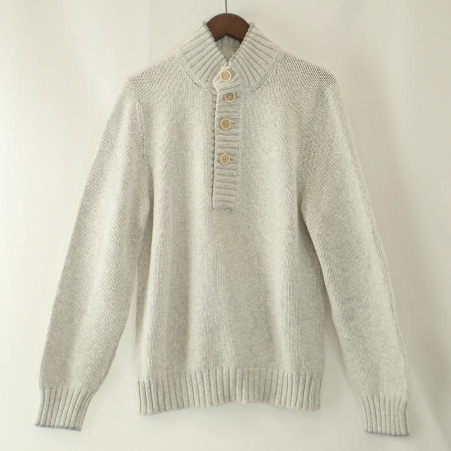Brunello Cucinelli ブルネロクチネリ コットン ハーフボタン ニット 