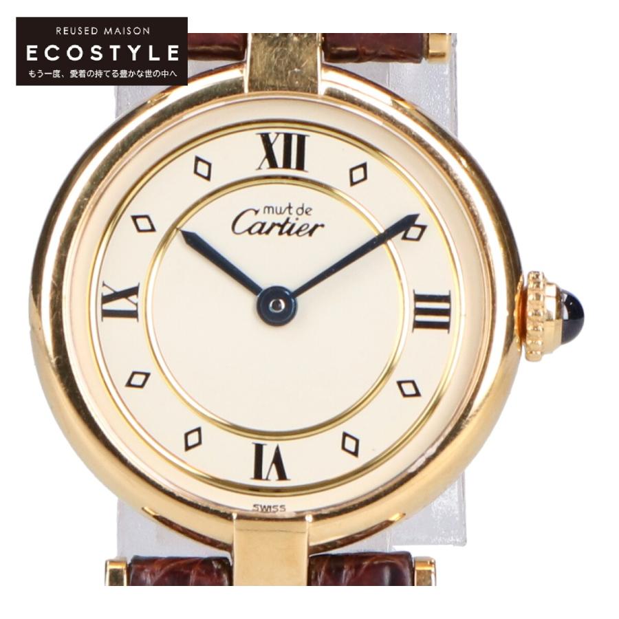 カルティエ　マストヴァンドーム　ヴェルメイユ  腕時計　ジャンク品 ジャンク品】カルティエ マスト ヴァンドーム ヴェルメイユ