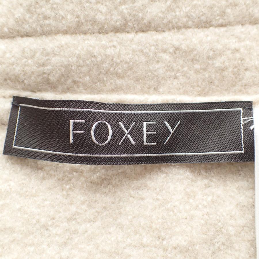 FOXEY（フォクシー） 美品/ 43172 KNIT COAT HOODIE CONSCIOUS フード