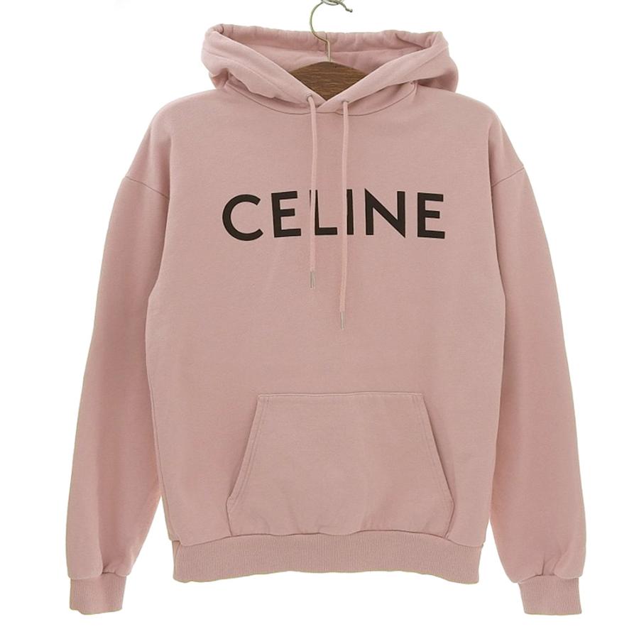CELINE（セリーヌ） ロゴプリント スウェット プルオーバー パーカー 