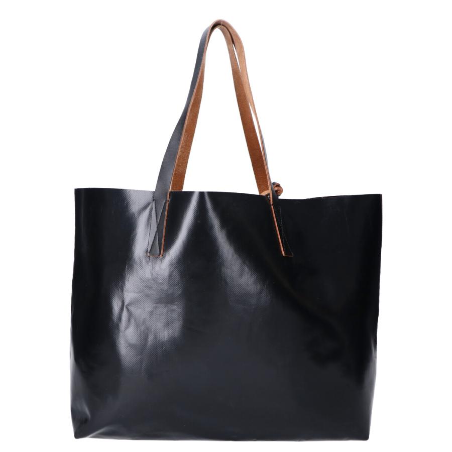 MARNI /21年製 マルニ TRIBECA PVCレザー バイカラー トートバッグ 