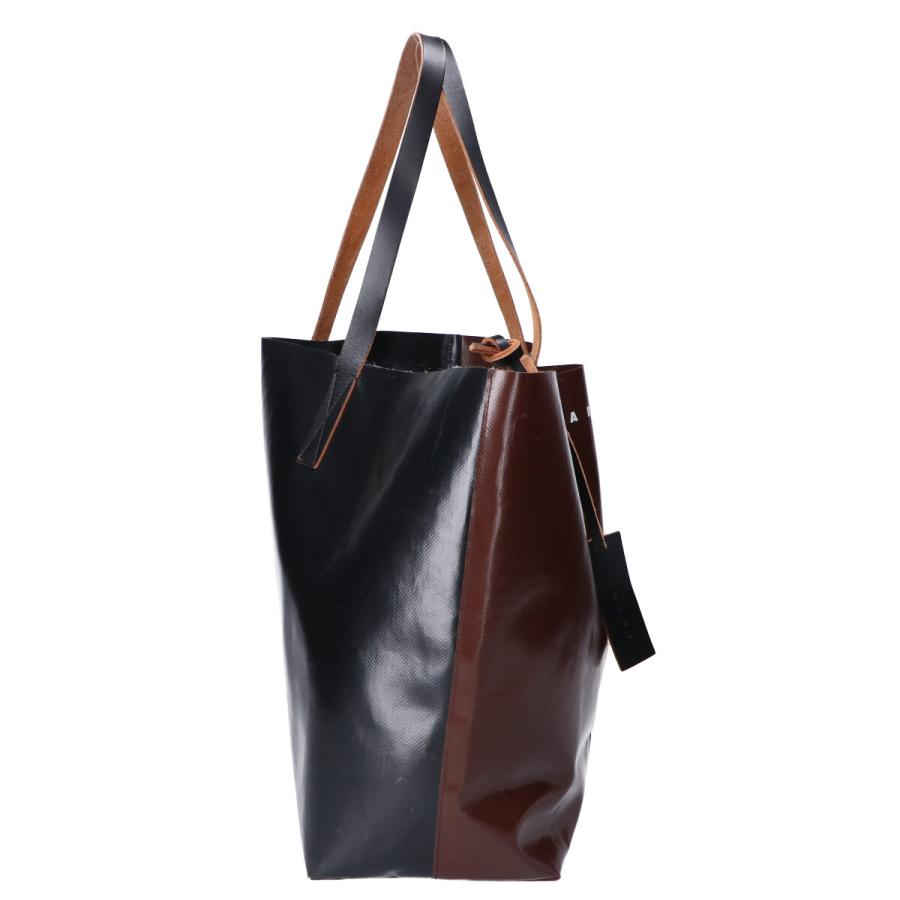 MARNI（マルニ） /21年製 TRIBECA PVCレザー バイカラー トートバッグ