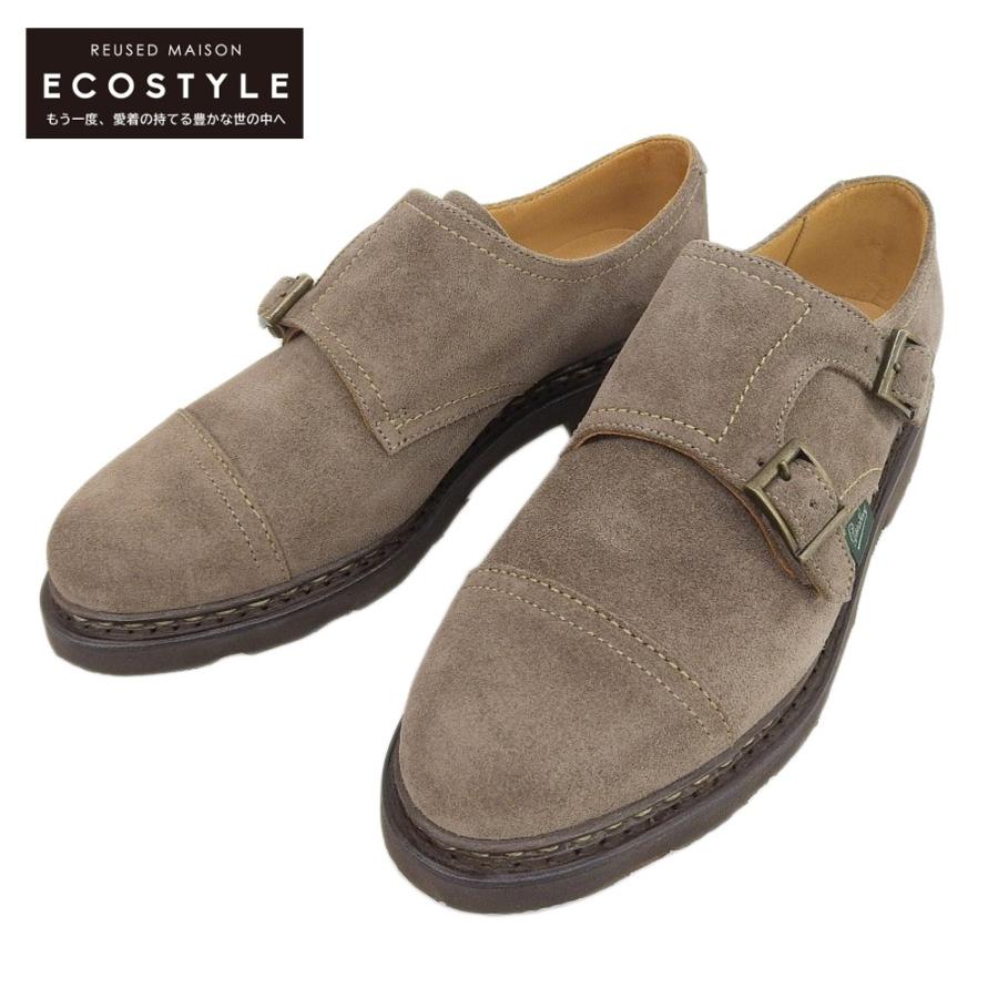 新品同様 Paraboot パラブーツ VOGUE ダブルモンクストラップ シューズ 