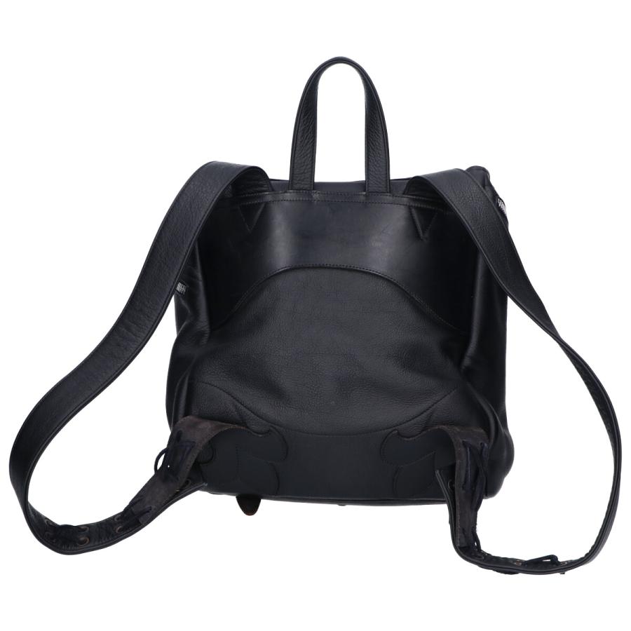 美品/ Chrome Hearts クロムハーツ ラージクロス レザー バックパック