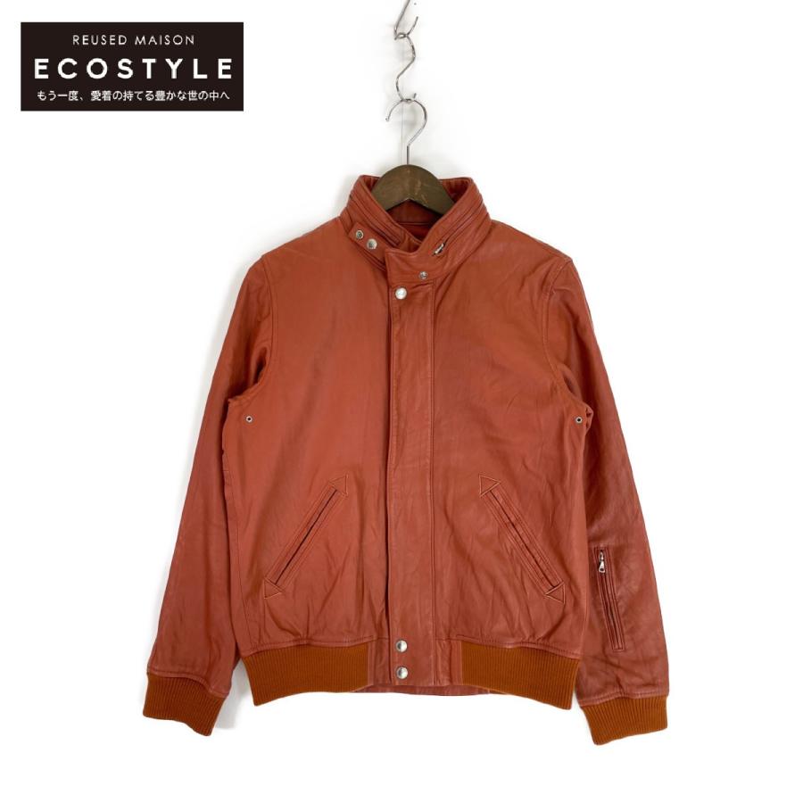 SOPHNET. ソフネット SOPH-091013 オレンジ ラムレザー シングル SOPHNET. ソフネット SOPH-091013 オレンジ ラムレザー シングル