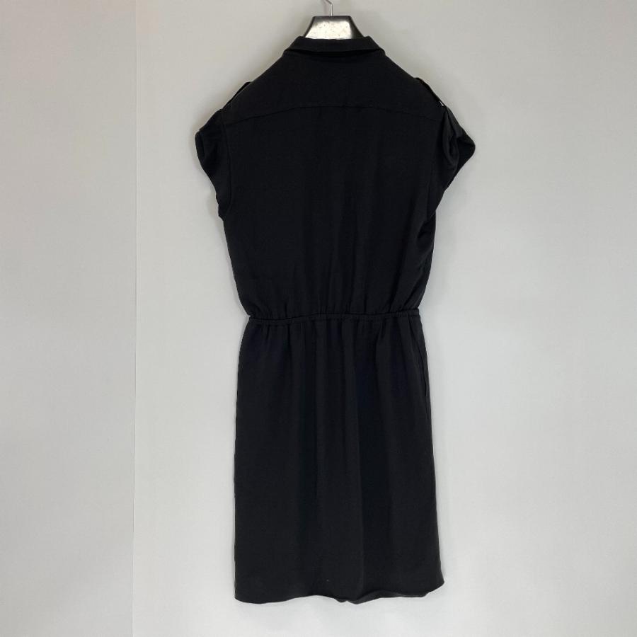 Celine シルク ブラウス シャツワンピース CELINE（セリーヌ） Triomphe Stripe Silk Dress ワンピースドレス