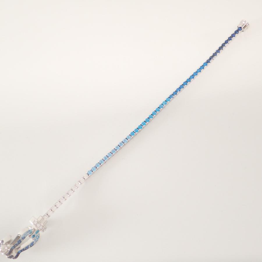 Fred（フレッド） 美品/ 750WG ブルーグラデーション ブルーサファイア