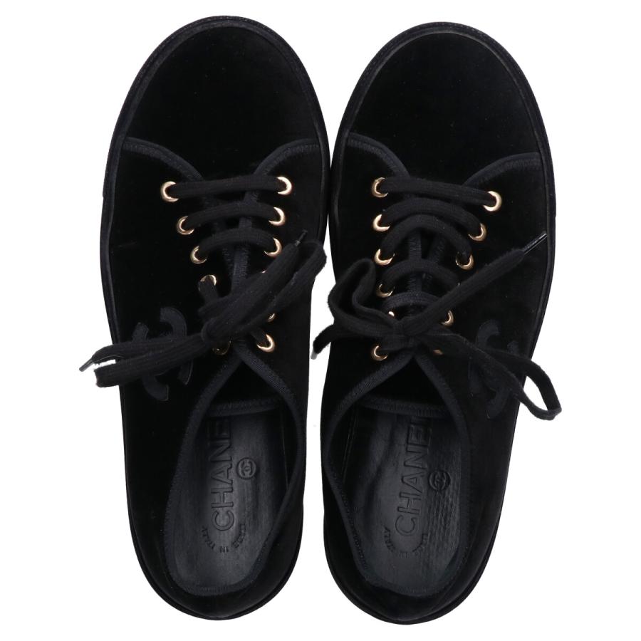 CHANEL（シャネル） G33136 CCココマーク ベロア スニーカー シューズ