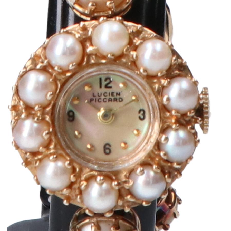 Lucien Piccard ルシアン・ピカール K14YG金無垢 PEARL WATCH Lucien Piccard ルシアン・ピカール K14YG金無垢 PEARL WATCH