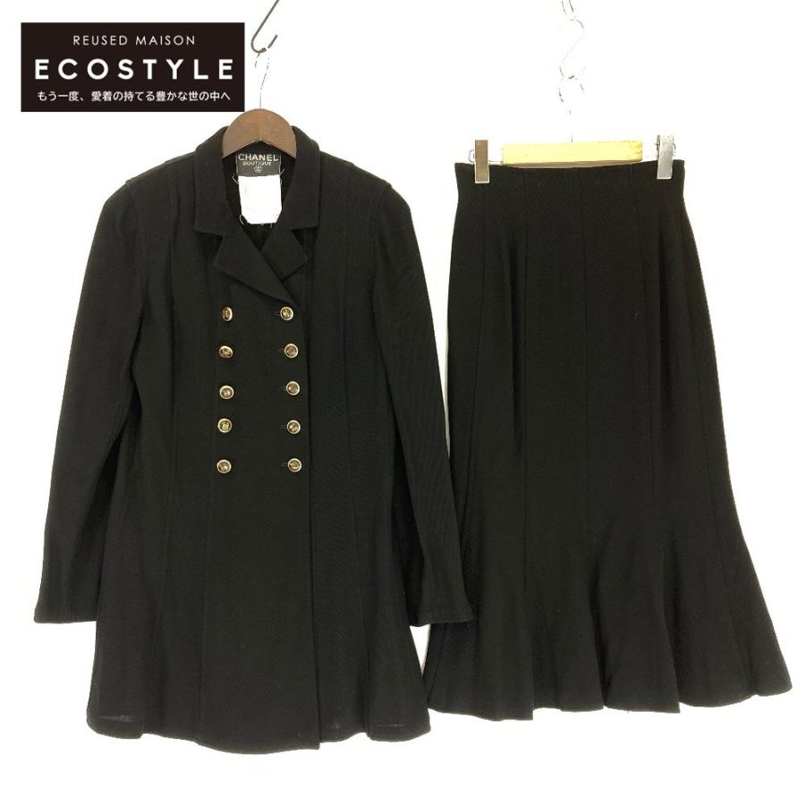 国内正規/ CHANEL シャネル 93P2 シルク100％ ココマークボタンロング  