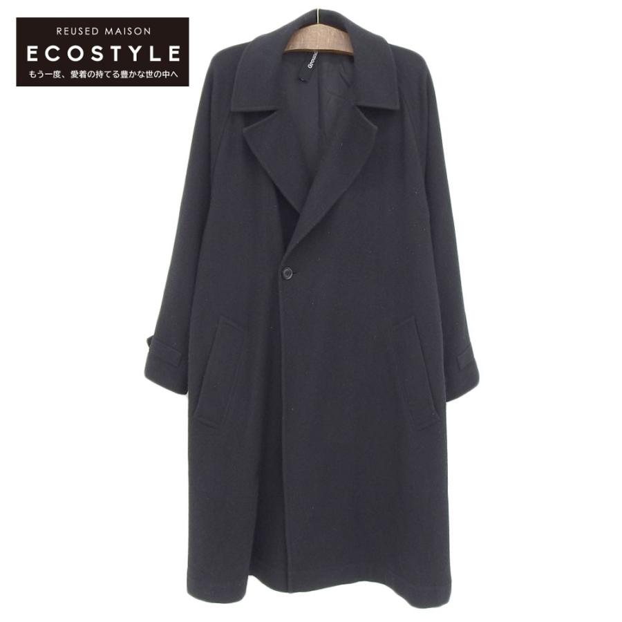 Ground Y 22AW コートブラック Ground Y Cotton Double Coat | HUES 福岡セレクトショップ