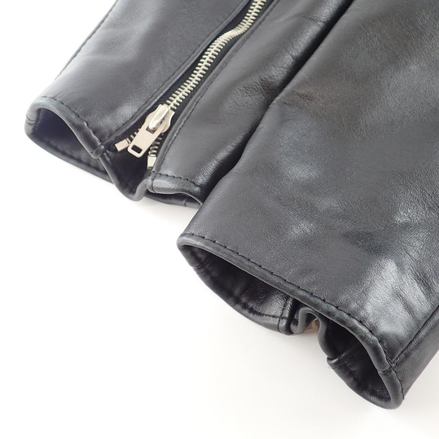 美品 Lewis Leathers CYCLONE 38 レッドキルティング Lewis Leathers（ルイスレザー） サイクロン カウレザー レッド