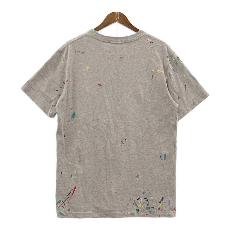 Dior HOMME DIOR ディオールオム 21SS グレー ペイント加工ロゴ刺繍T 