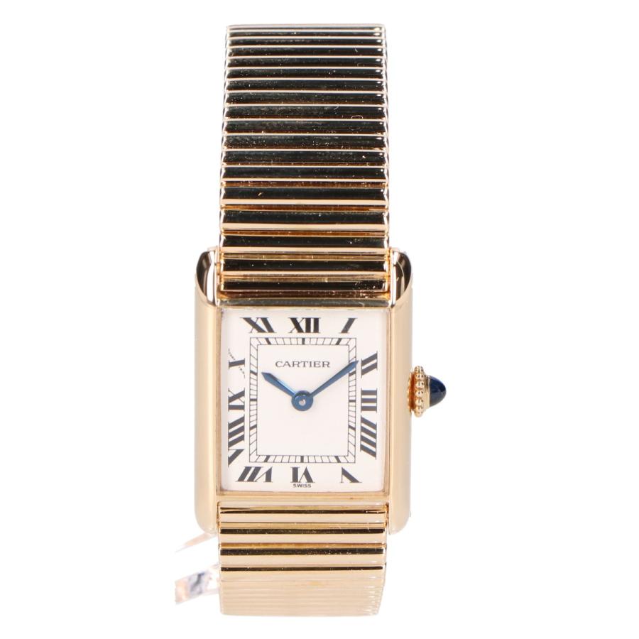 Cartier カルティエ 18K タンクルイSM 手巻き 腕時計 イエロー Cartier カルティエ 18K タンクルイSM 手巻き 腕時計 イエロー