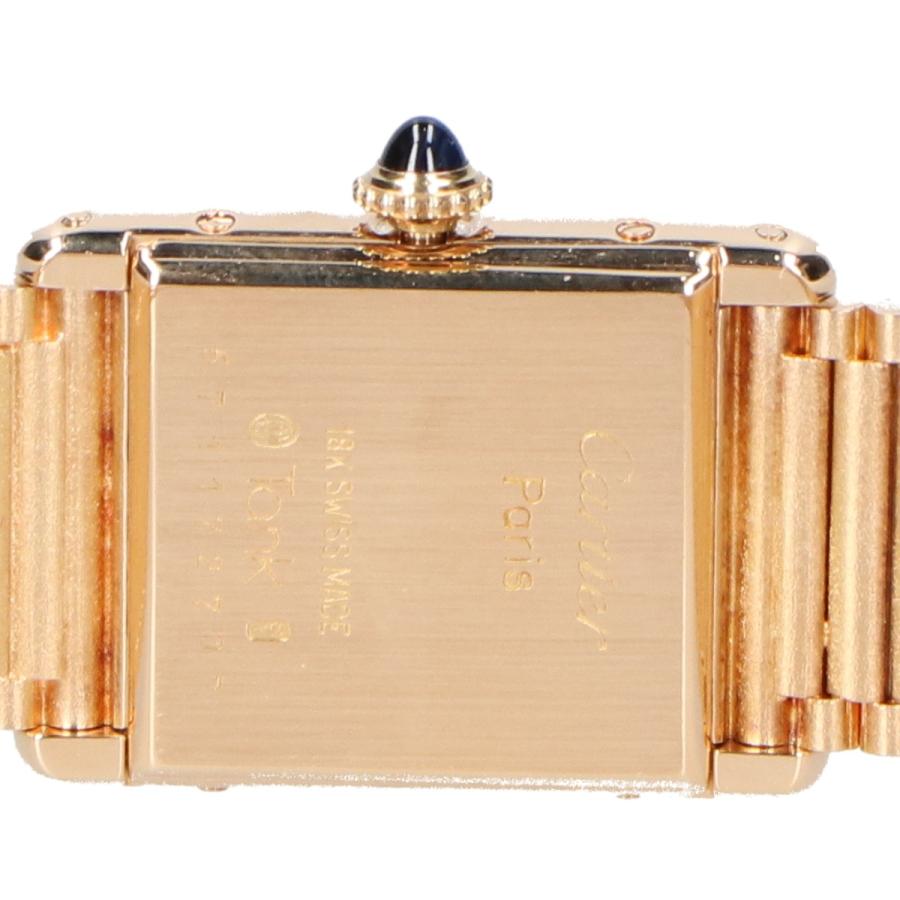 Cartier カルティエ 18K タンクルイSM 手巻き 腕時計 イエロー Cartier カルティエ 18K タンクルイSM 手巻き 腕時計 イエロー