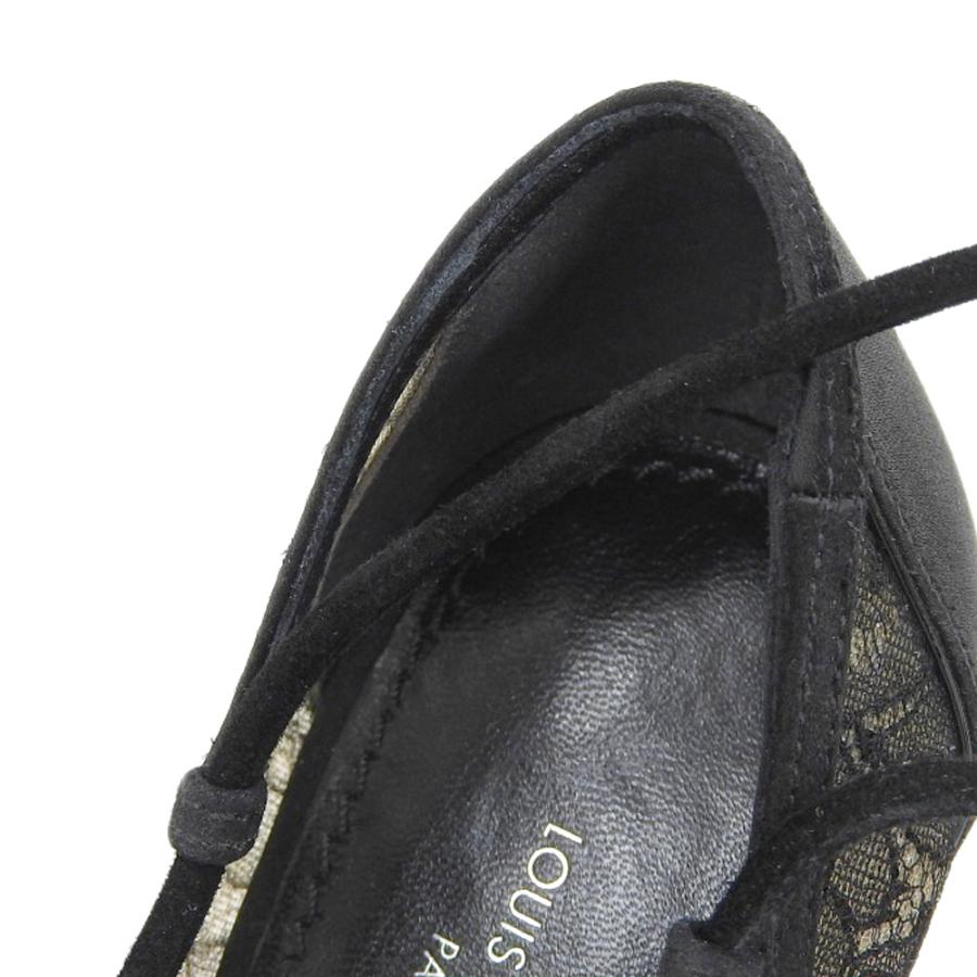 美品 LOUIS VUITTON ルイ ヴィトン レースアップ ヒール パンプス 