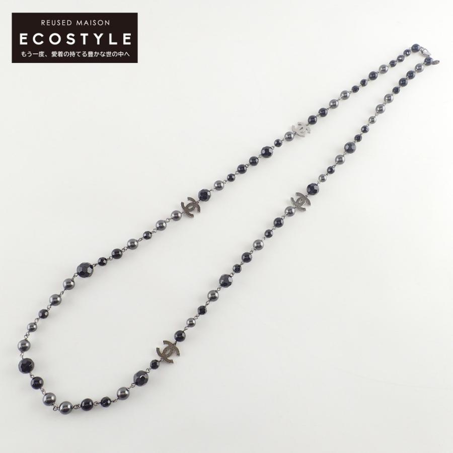 CHANEL（シャネル） 美品 10V CCココマーク イミテーションパール