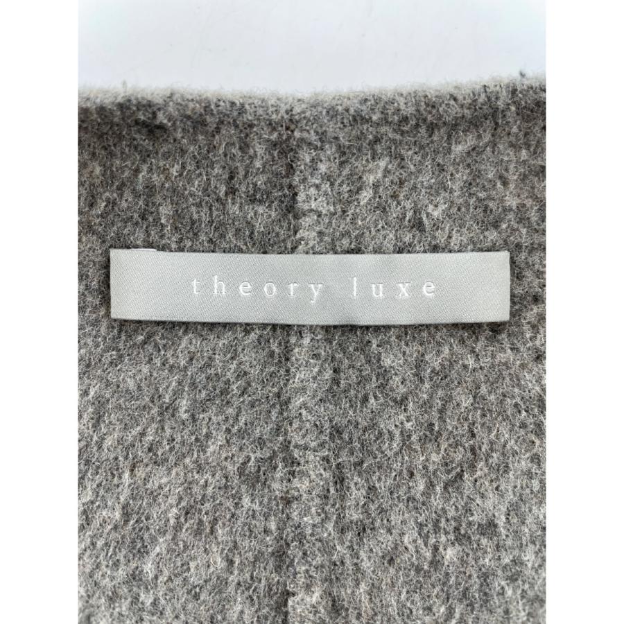 Theory luxe セオリーリュクス 21AW グレー カシミヤ混 ストール付き