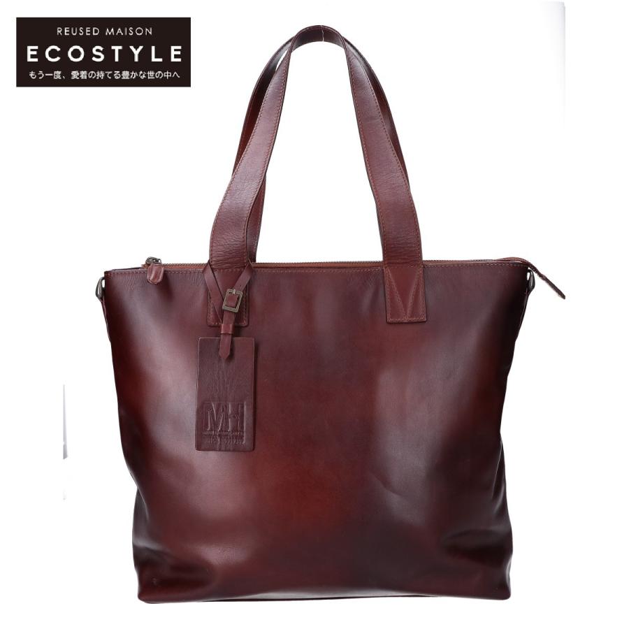 MOTHERHOUSE マザーハウスブラウン レザー トートバッグ