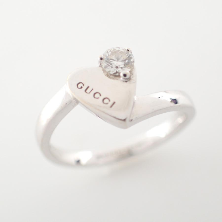 GUCCI AU750 ホワイトゴールドリング