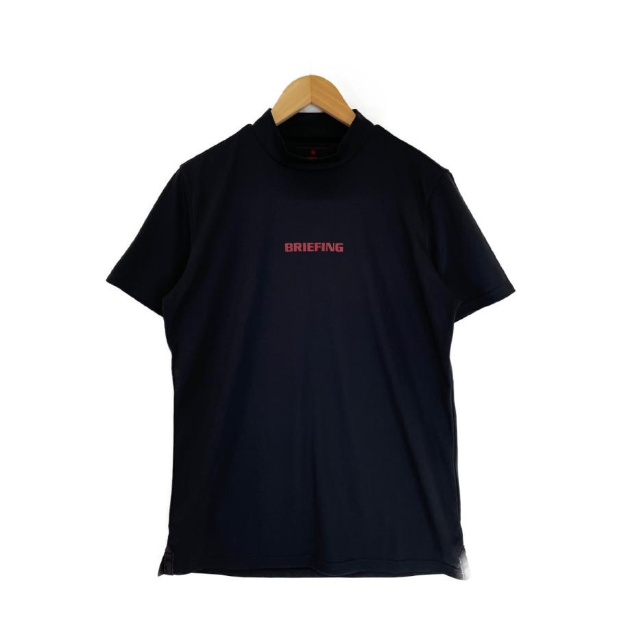 BRIEFING ブリーフィング BRG211M26 ブラック ロゴ ハイネック  