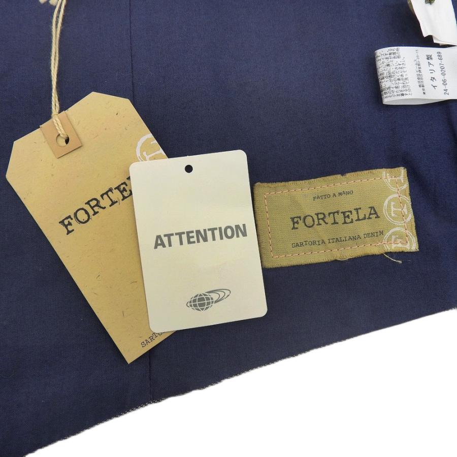 美品 FORTELA フォルテラ コットン ミリタリージレ ベスト メンズ